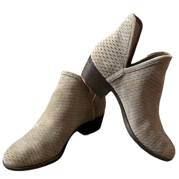 Lucky Brand Baley Suede Bootie in Brindle 5 - Picture 2 of 11